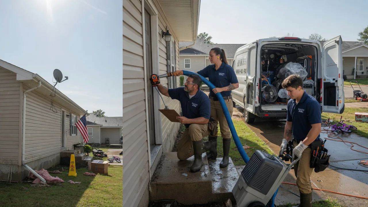 Ceiling Water Damage Restoration in Cornersville, TN near me